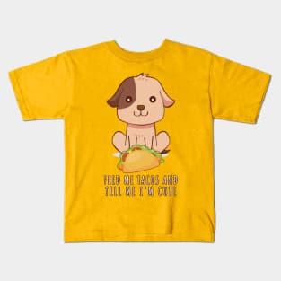 Dog Tacos Kids T-Shirt